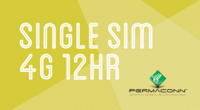 Permaconn Single SIM 4G 12hr Plan A secure monitoring service with single SIM 4G, providing 12 hourly communication checks for uninterrupted system performance.
