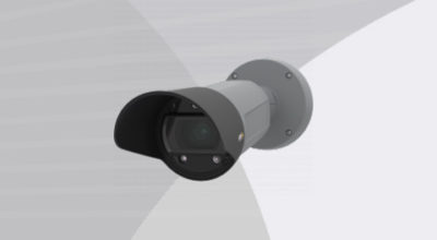 AXIS Q1700-LE Network Camera front-left view.