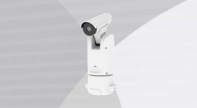 AXIS Q8641-E front-left view.