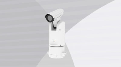 AXIS Q8642-E front-left view.