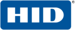 HID Global logo - blue rounded rectangle with bold black HID lettering
