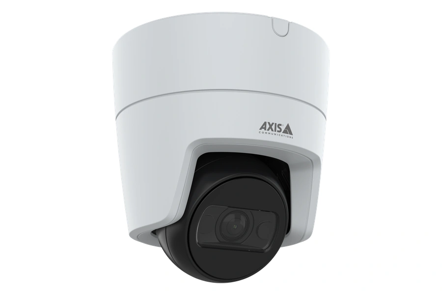 AXIS M3126-LVE Network Camera shown from a right-angle perspective.