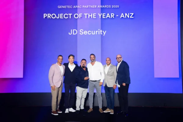 Featured image for article: JD Security Wins Genetec ANZ Project of the Year 2025