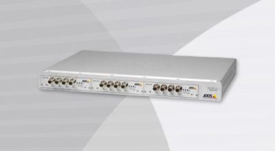 AXIS 291 1U Video Server Rack front-left view.