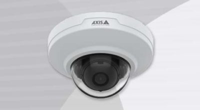 AXIS M3085-V Dome Camera ceiling mount view.