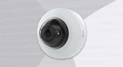 AXIS M4215-LV Dome Camera front-left view.