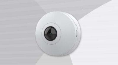 AXIS M4327-P Panoramic Camera front-left view.