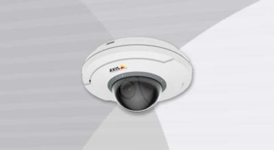 AXIS M5074 PTZ Camera ceiling mount view.