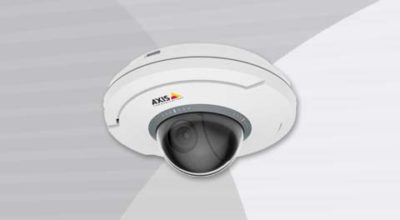AXIS M5075-G PTZ Camera ceiling mount view.