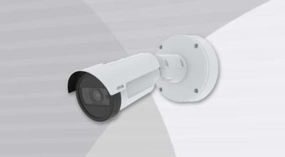 AXIS P1468-LE Bullet Camera front-left view.
