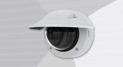 AXIS P3268-LVE Dome Camera front-left view.