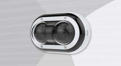 AXIS P4705-PLVE Panoramic Camera front-left view.