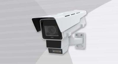 AXIS Q1656-DLE Radar-Video Fusion Camera front-left view.