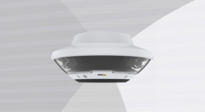 AXIS Q6100-E Network Camera ceiling mount view.
