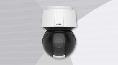 AXIS Q6135-LE PTZ Network Camera ceiling mount view.