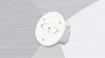 Halo IOT Smart Sensor Vaping Detection front-left view.
