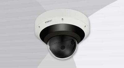 Hanwha PNM 9031RV Panoramic Camera ceiling mount view.