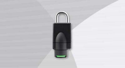 SALTO Neoxx Padlock G3 front view.
